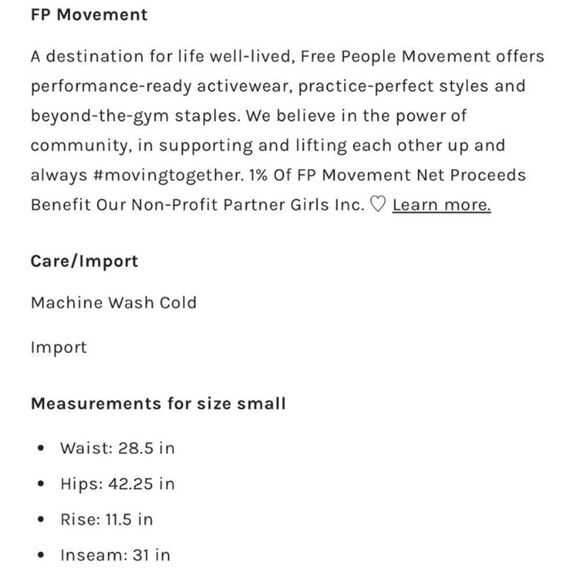 FREE PEOPLE Movement Pants Stadium Active Sports Streetwear Vintage Green Size S - Picture 12 of 13